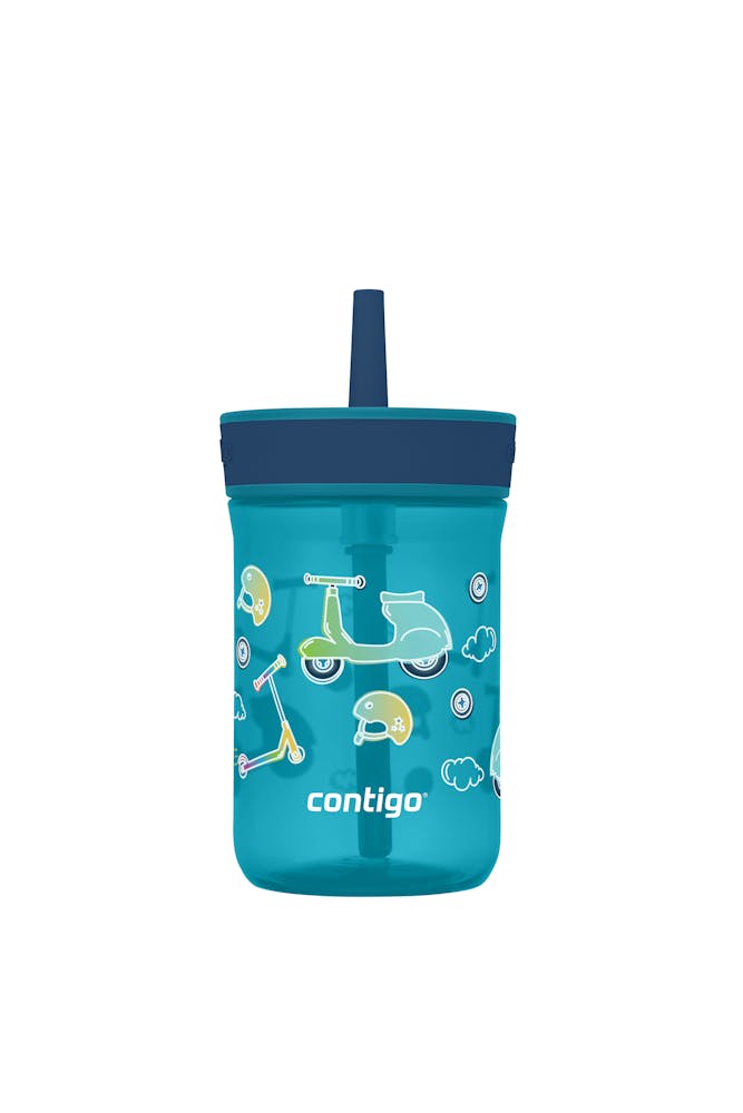 Kids’ Leighton Straw Tumbler with Spill-Proof Leak-Proof Lid, 14oz D5