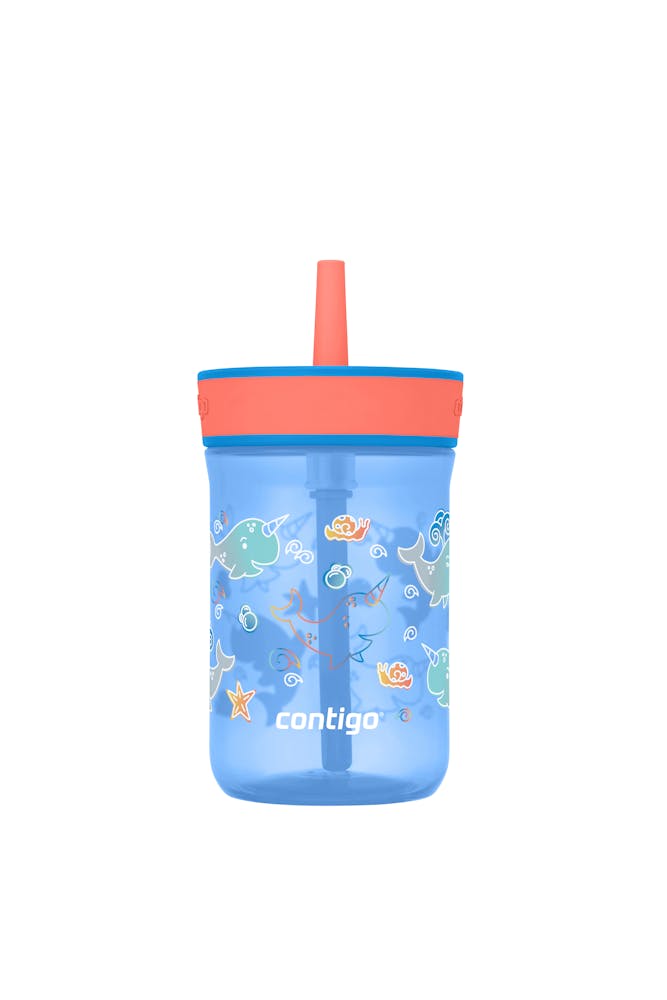 Kids’ Leighton Straw Tumbler with Spill-Proof Leak-Proof Lid, 14oz D5