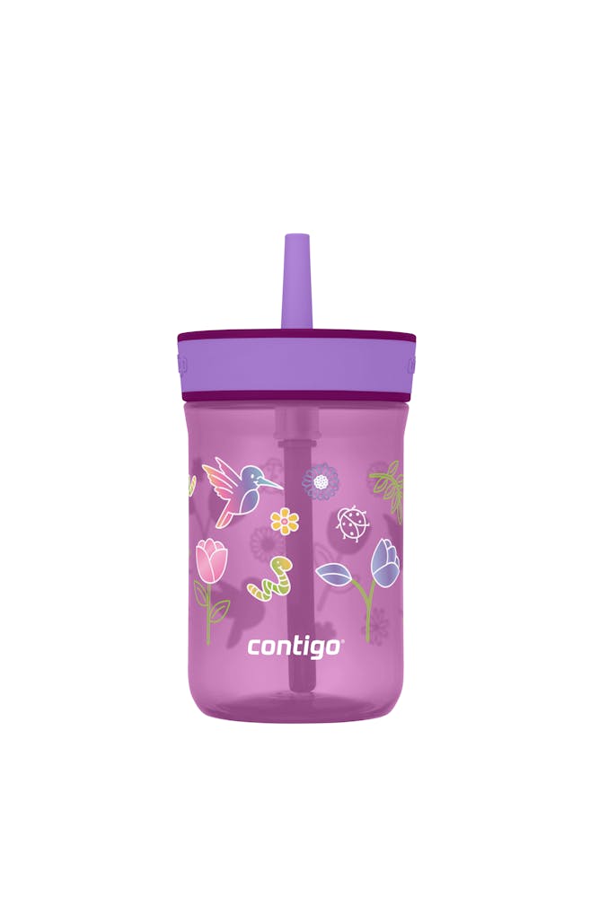 Kids’ Leighton Straw Tumbler with Spill-Proof Leak-Proof Lid, 14oz D5